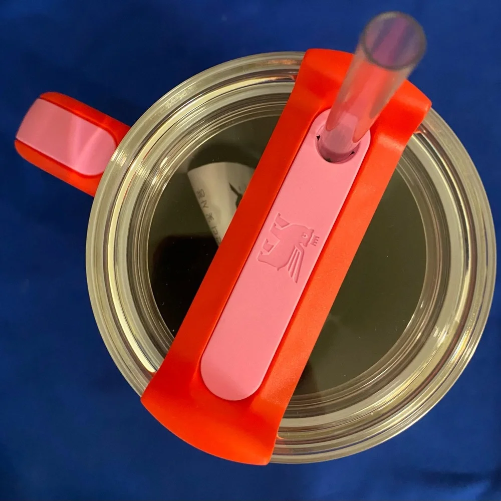 Stanley Heart Pattern Valentine’s Day Red Tumbler - Picture 3 of 4